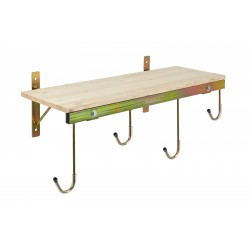 Four spaces wall bike rack...