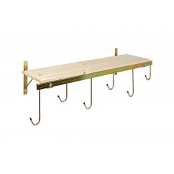 Six spaces wall bike rack -...