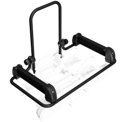 Towball carrier ski accessory