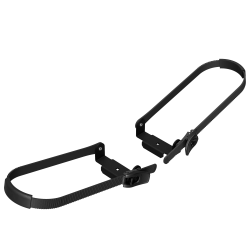 2 straps for 2^bike rail...