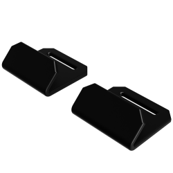 2 zink plated steel hooks