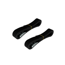 2 cinghie doppie con fibbia...